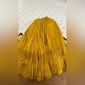 Elegant Mustard Lehenga